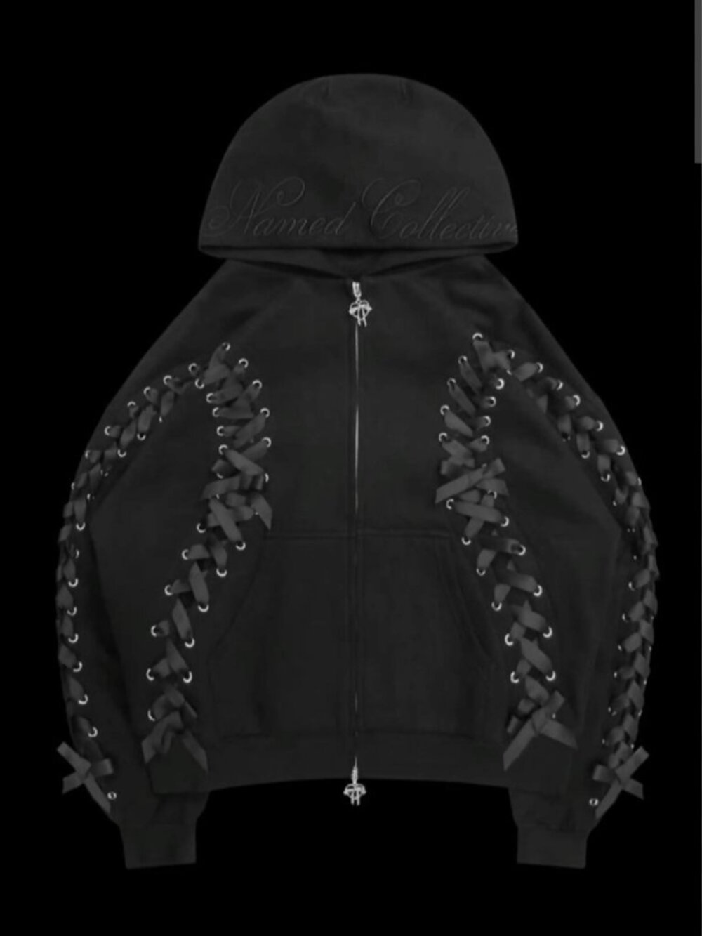ISO NAMED COLLECTIVE GHOST LACE HOODIE